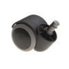 Kółko obrotowe gumowe T B-11 50mm, trzpień Ø11 długość 24mm, ATM